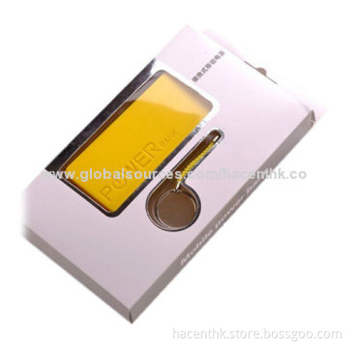 5,600mAh perfume power bank with keychain